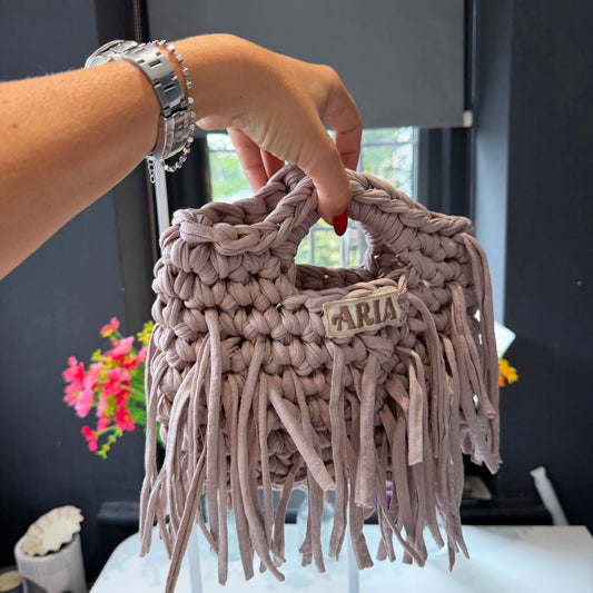 Ready made Ibiza mini beige with tassels