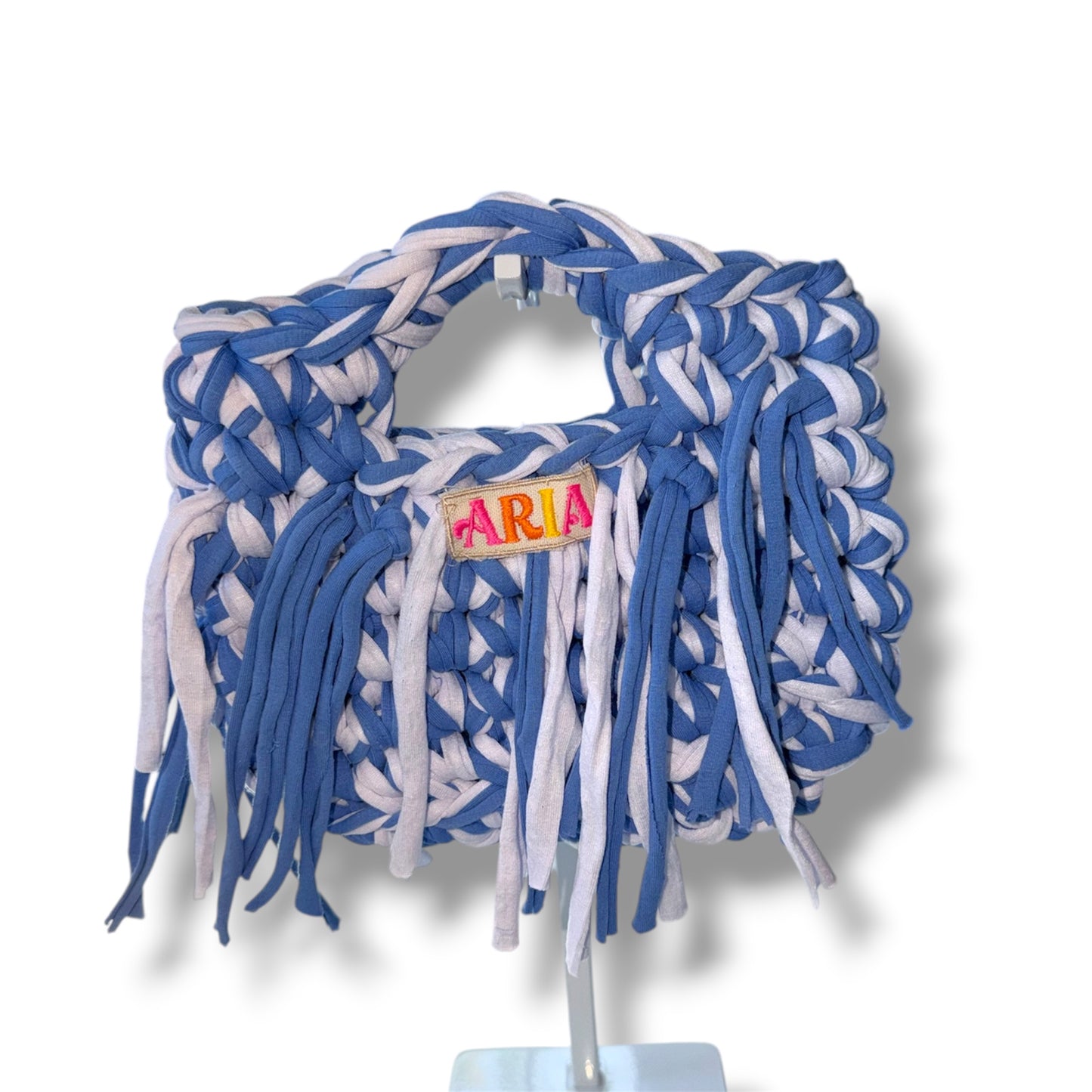 Ready made Ibiza mini - blue with tassels