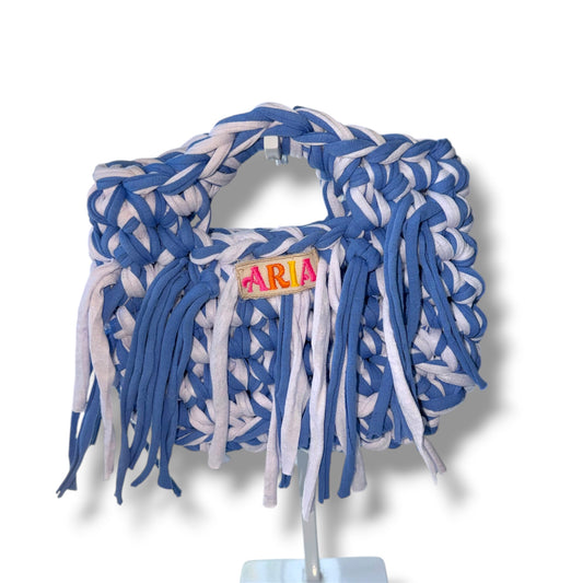 Ready made Ibiza mini - blue with tassels