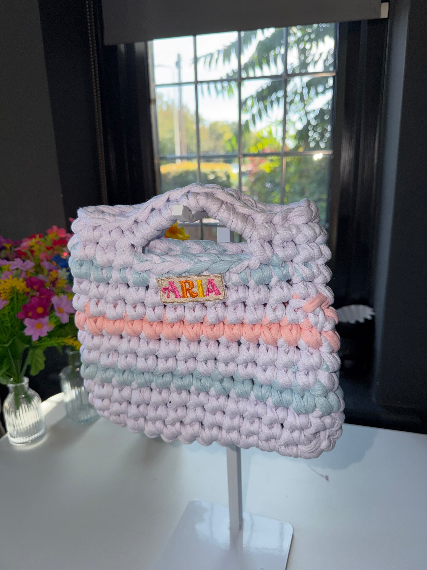 Ibiza mini, white mint peach
